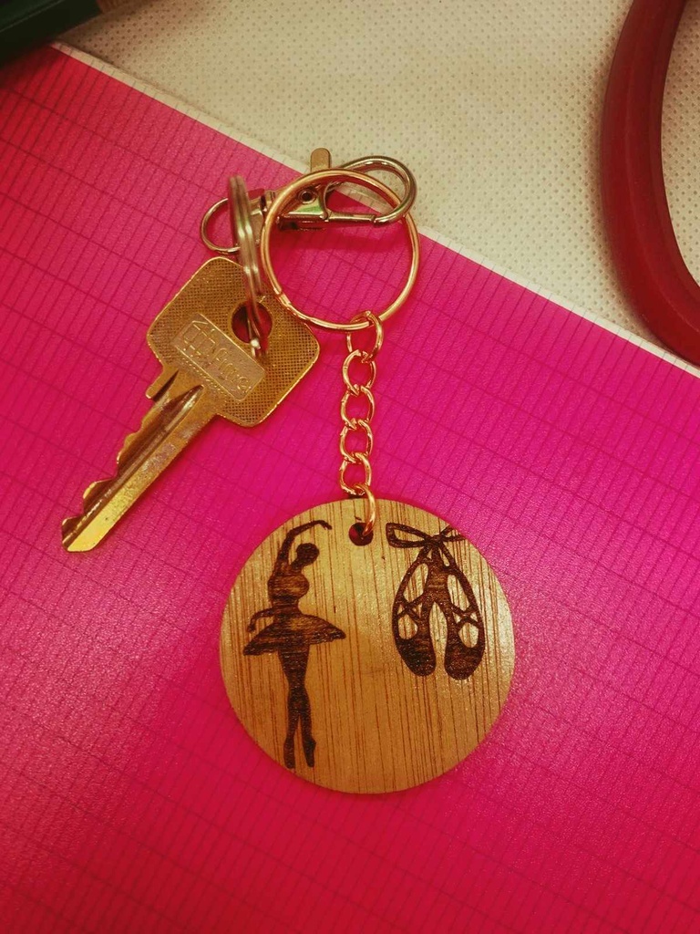 Porte clef rond