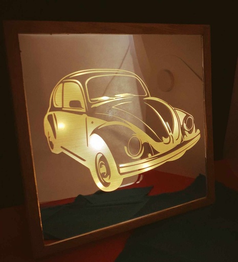 Miroir LED voiture